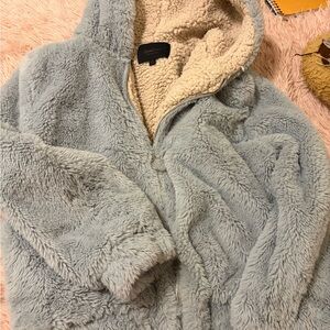 Cozy Blue Sherpa Jacket